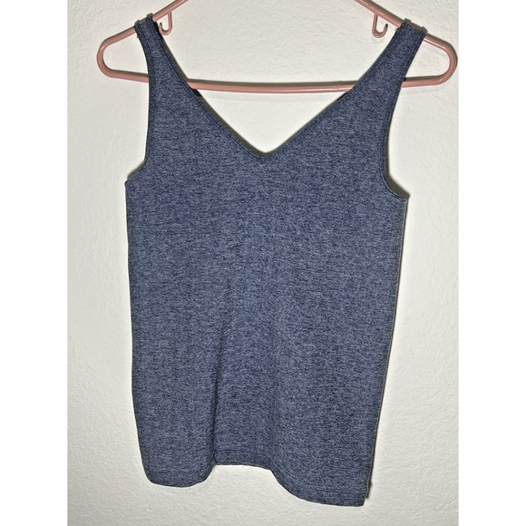 ANTHROPOLOOGIE E By Eloise Blue Tank Top Size Medium Stretch - Picture 1 of 7